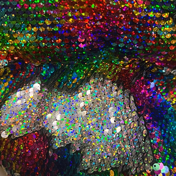 NWT Kellytoy Unicorn Cat Reversible Sequin Mermaid Tail Plush Squish 27” - Picture 8 of 13